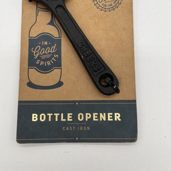 Cast Iron Hardware Novelty Wrench Bottle Opener Gift Man Cave Stocking Stuffer - Picture 2 of 10